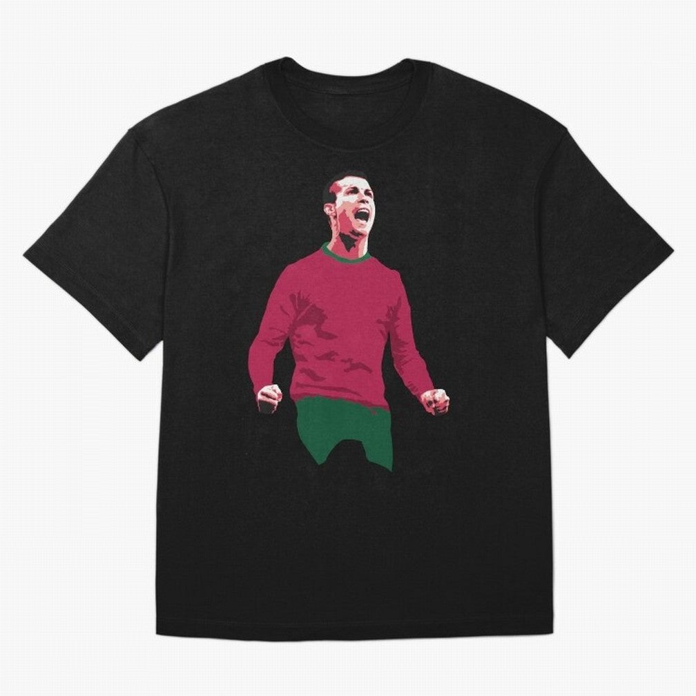 Ronaldo Oversized T-Shirt Live the Energy of FIFA World Cup 2026 Group Stage for Fans of Mbappe and Spain and Netherlands, Bringing Soccer Culture, Superstar Moments, National Team Dreams and Competitive Fire; Perfect for Supporters Who Want Bold