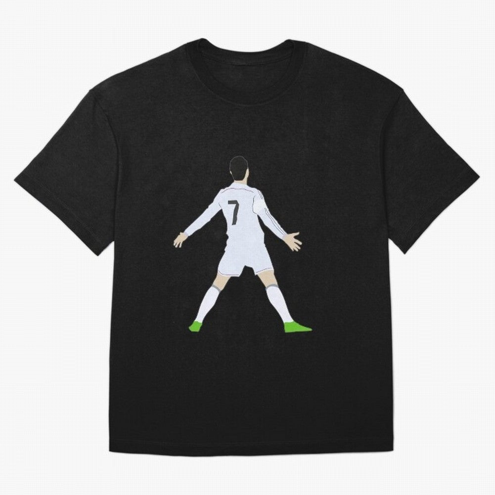 Cristiano Ronaldo Oversized T-Shirt Mark FIFA World Cup 2026 USA Canada Mexico Celebrating Mbappe and Neymar, England, France and Netherlands Energy, Sports Nostalgia, International Competition, Famous Players and Unforgettable Victories; Perfect