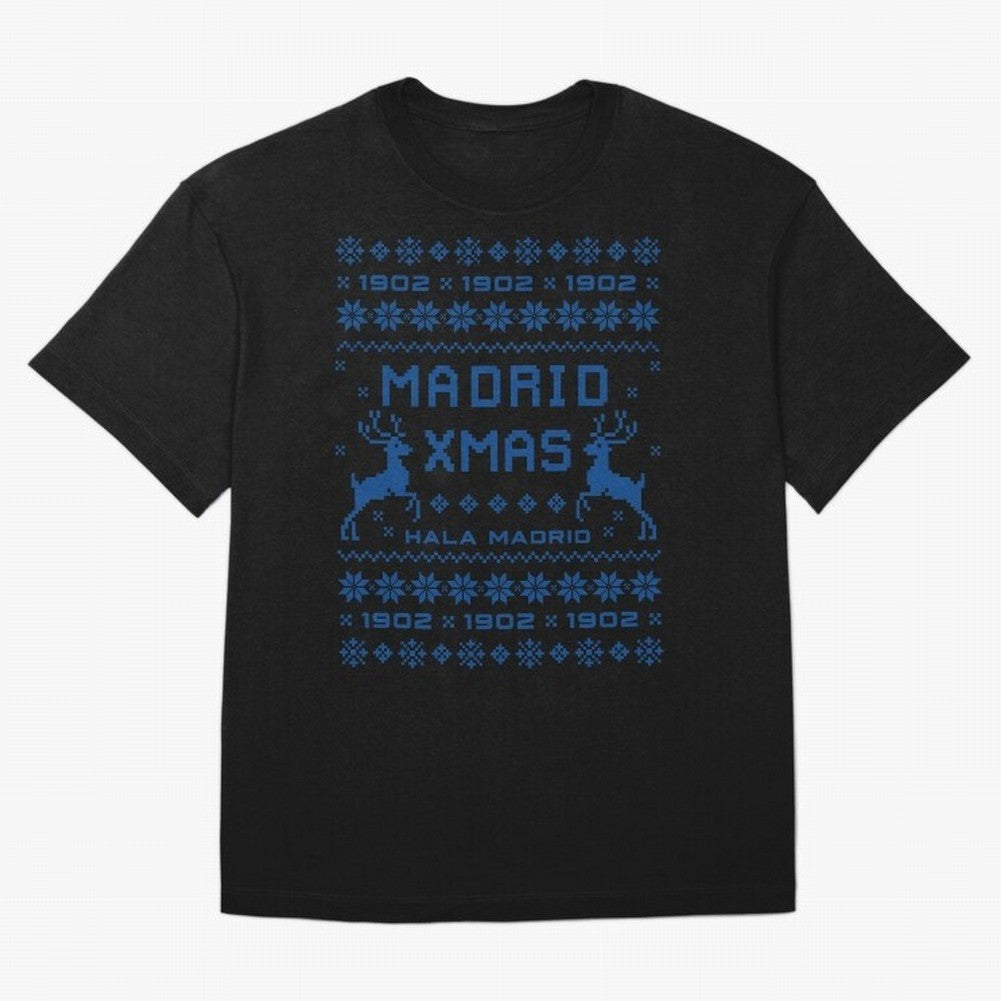 Real Madrid Christmas Oversized T-Shirt Embrace FIFA World Cup 2026 Highlighting CR7, Brazil, Portugal and Argentina Energy, Worldwide Fan Energy, Dramatic Goals, Stadium Lights and Championship Celebrations; Perfect for Fans, Collectors, Family