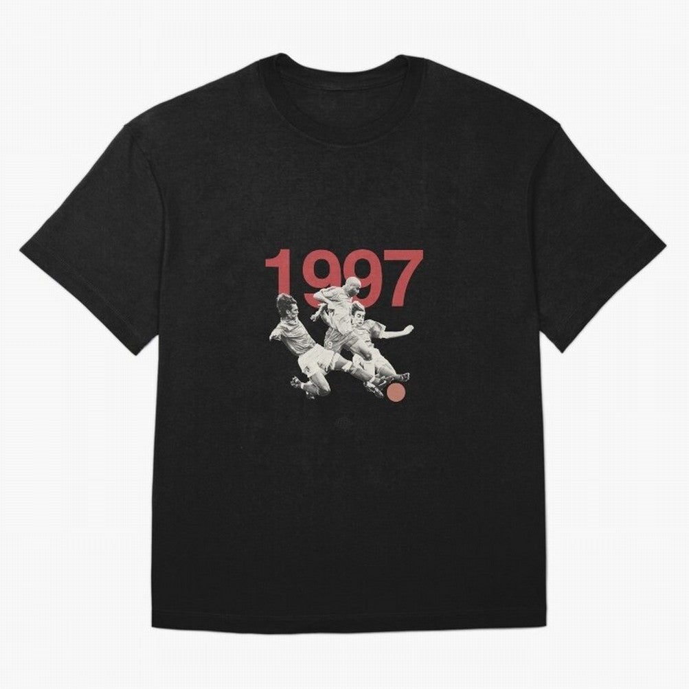 Ronaldo Maldini Cannavaro Tournoi de France 1997 Oversized T-Shirt Follow FIFA World Cup 2026 USA Canada Mexico Spirit, with Portugal, CR7, Sports Nostalgia, International Competition, Famous Players and Unforgettable Victories; Perfect for People