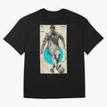 Futuristic Cristiano Ronaldo Illustration ¨C Cyber-Tech Football Art Oversized T-Shirt Honor the Football Icons of Match Day Hype around FIFA World Cup 2026 Group Stage, Haaland and Mbappe, Argentina and Brazil, Vintage Soccer Flavor, Modern