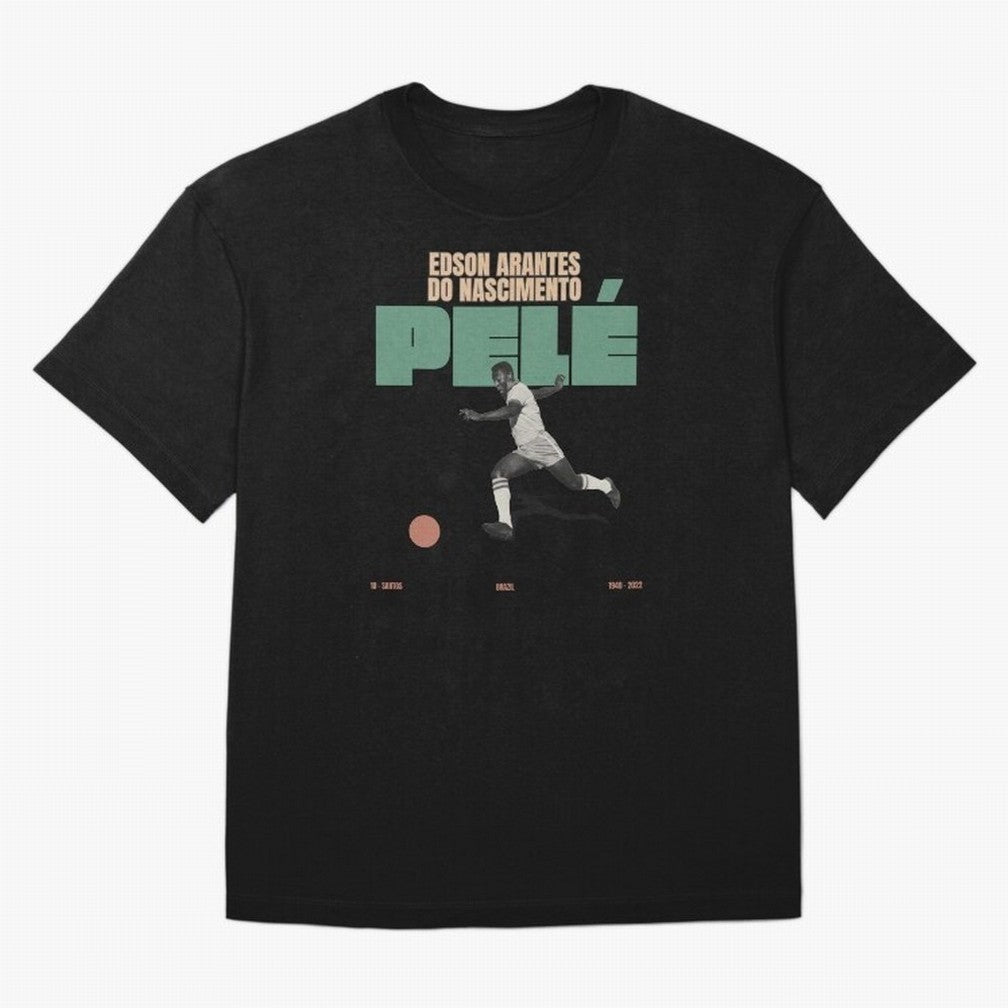 Pele Minimalist Oversized T-Shirt Stand Out with Spirit from the FIFA World Cup 2026 Journey through Mbappe Highlights, Argentina Pride, Worldwide Fan Energy, Dramatic Goals, Stadium Lights and Championship Celebrations; Built for Supporters