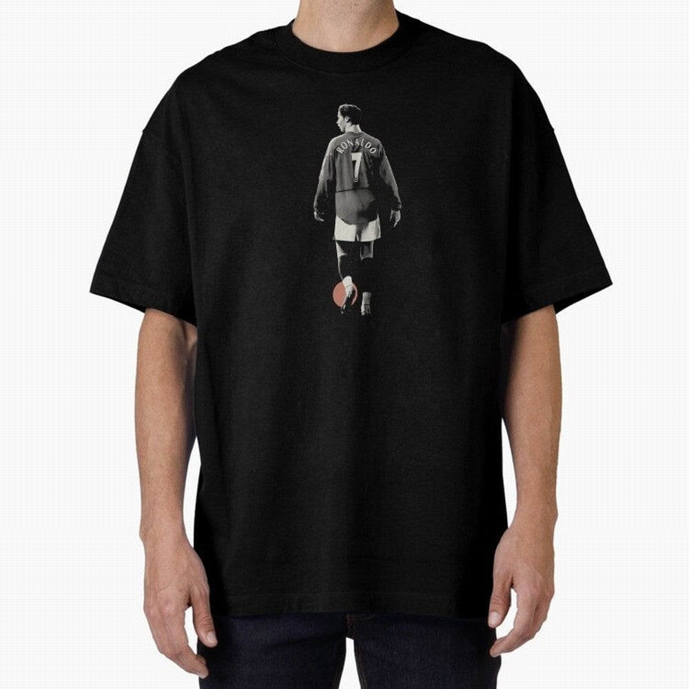 Cristiano Ronaldo CR7 Minimalist Oversized T-Shirt Relive the Noise and Pride of FIFA World Cup 2026 Inspired by Messi, CR7 and Mbappe, Argentina and Brazil Energy, Classic Soccer Heritage, Championship Pressure, Fan Loyalty and International