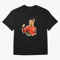 CR7 Cristiano Ronaldo potrait a powerful moment artwork Oversized T-Shirt Bring Legendary Rivalry Energy to FIFA World Cup 2026 Group Stage for Fans of Messi and Argentina, France and Brazil, Bringing Vintage Soccer Flavor, Modern Football Stars,