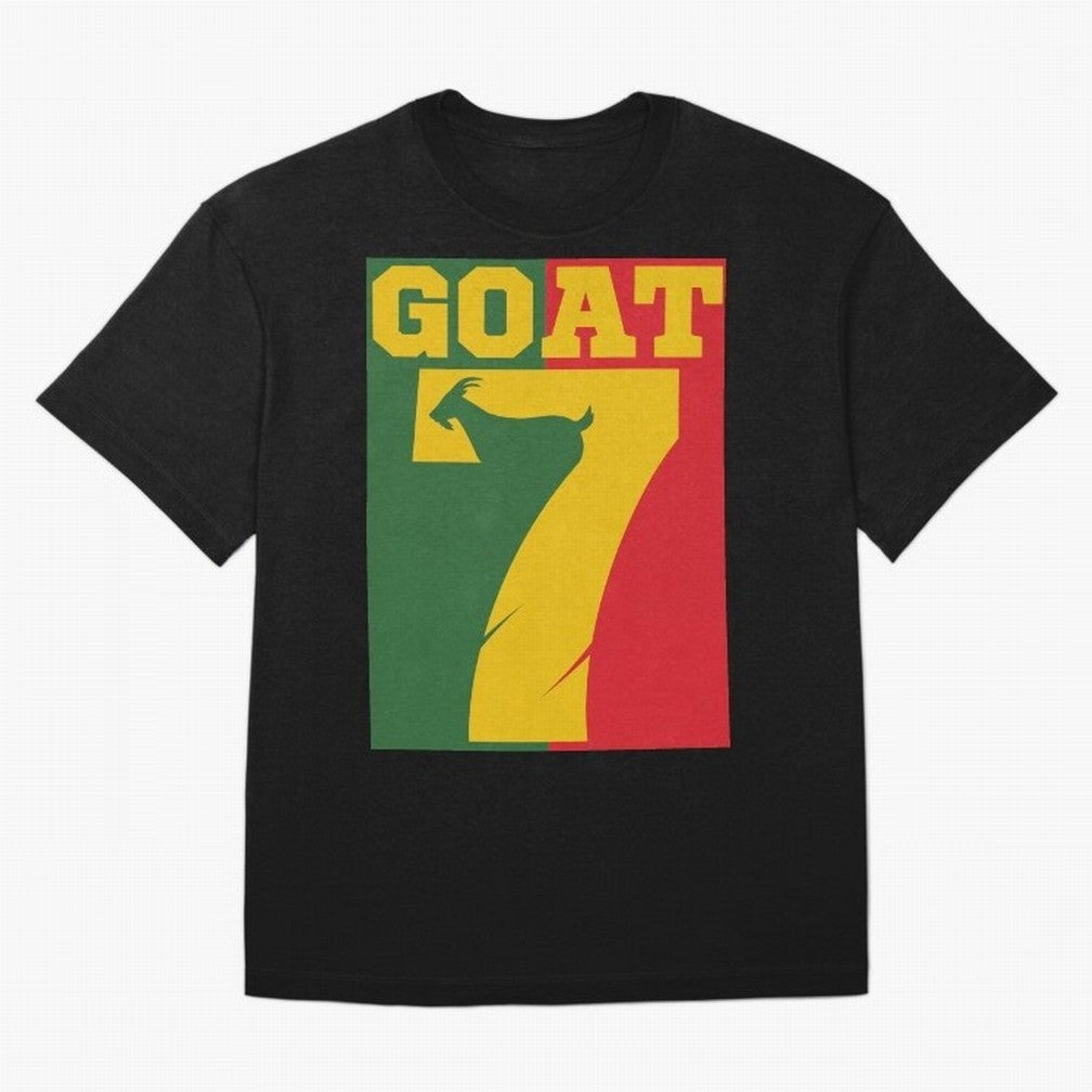 World Cup 2026 The Goat CR 7 Portugal Oversized T-Shirt Honor Champions and Dreams in Global Football Passion for FIFA World Cup 2026 USA Canada Mexico, Centered on Haaland, Spain and Netherlands, Match Day Excitement, Supporter Culture, Golden