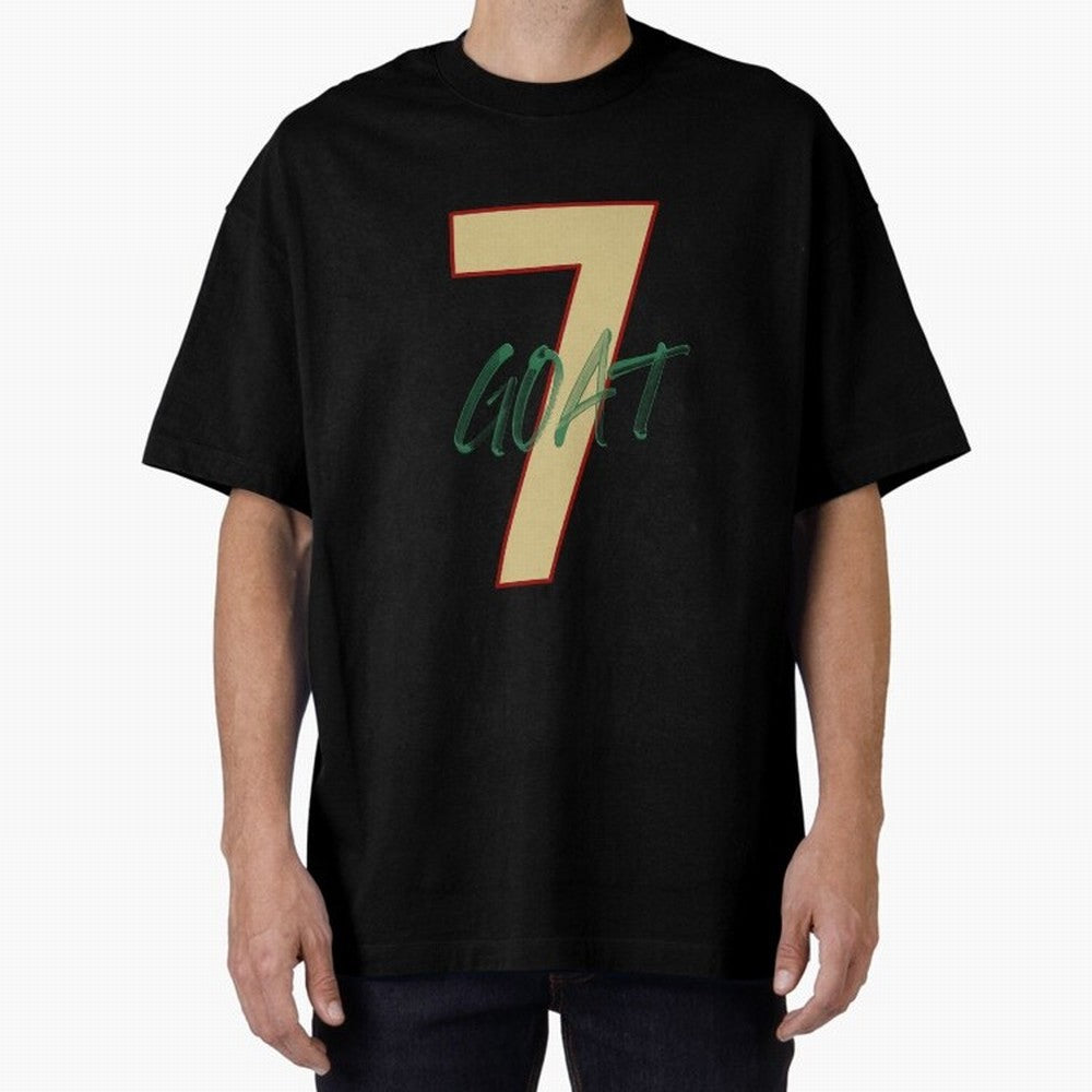 Cristiano Ronaldo 7 GOAT Football Legend Poster Art Oversized T-Shirt Bring the FIFA World Cup 2026 Group Stage Journey through Mbappe Highlights, Spain Pride, Football Festival Excitement, Trophy Ambitions, Country Rivalries and Star Player Buzz;
