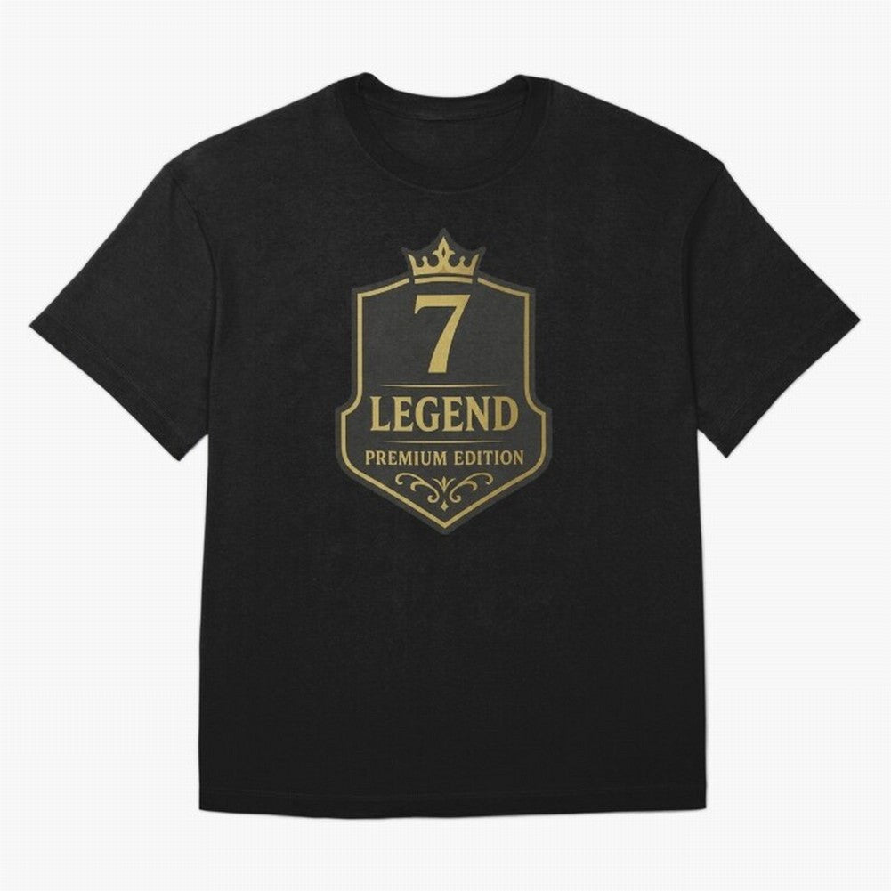 7Legend Football Inspired Number 7 T-Shirt Oversized T-Shirt Relive Match Day Hype around FIFA World Cup 2026 USA Canada Mexico, Neymar, France, Tournament Hype, Historic Matchups, Family Viewing Parties and Global Sports Pride; Created for Match