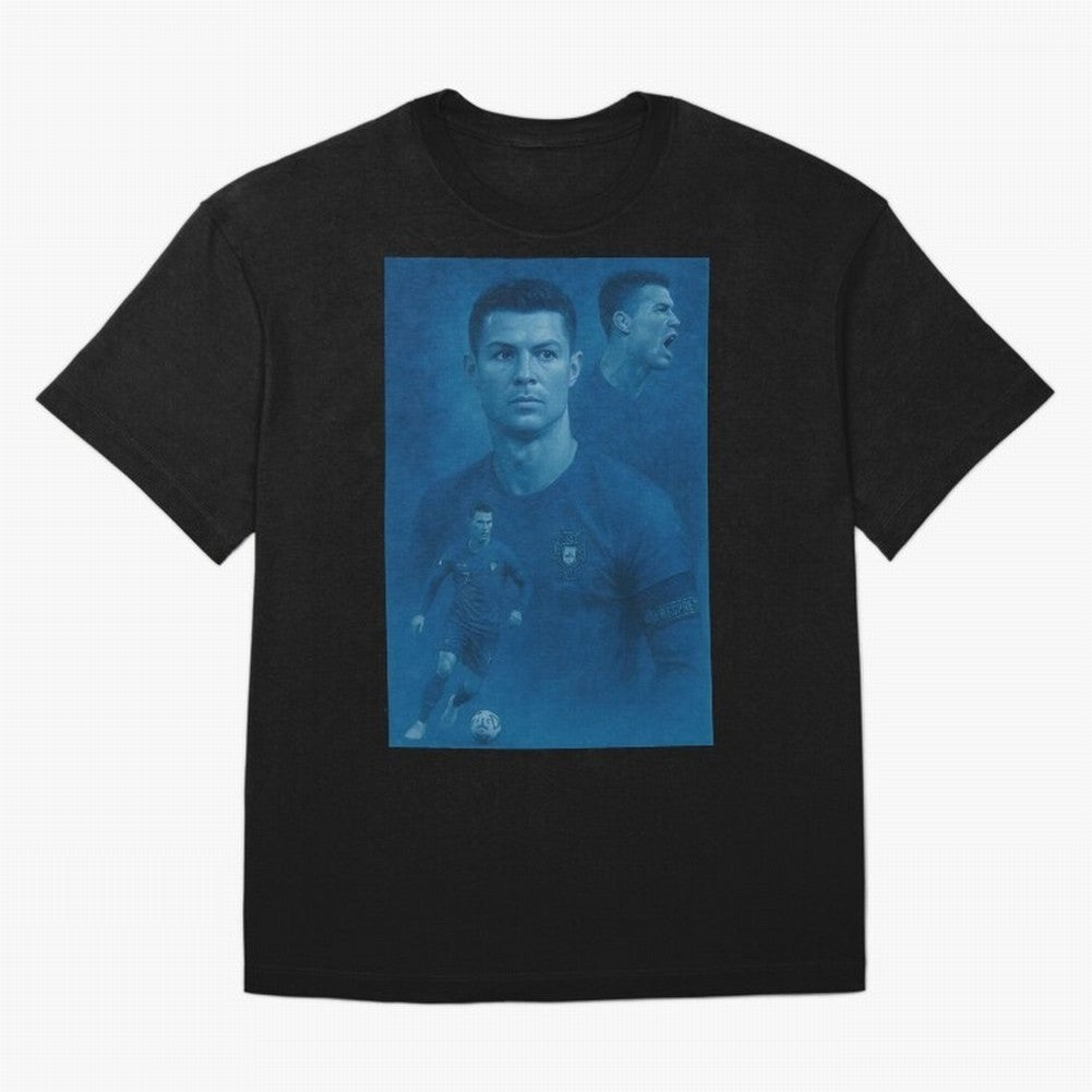 Blue Soccer Oversized T-Shirt Bring Home FIFA World Cup 2026 for Fans of Mbappe and Neymar and Brazil, Portugal and Argentina, Bringing Soccer Culture, Superstar Moments, National Team Dreams and Competitive Fire; Ideal for Fans Who Follow Messi,
