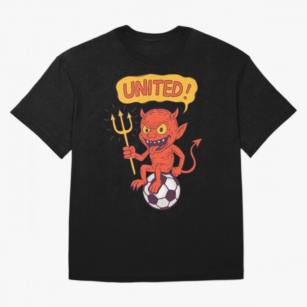 Manchester United The Red Devils Oversized T-Shirt Upgrade Match Day Hype around FIFA World Cup 2026 Group Stage, Neymar, Spain, Supporter Pride, Iconic Celebrations, Legendary Names and Global Match Day Energy; Perfect for People Who Love