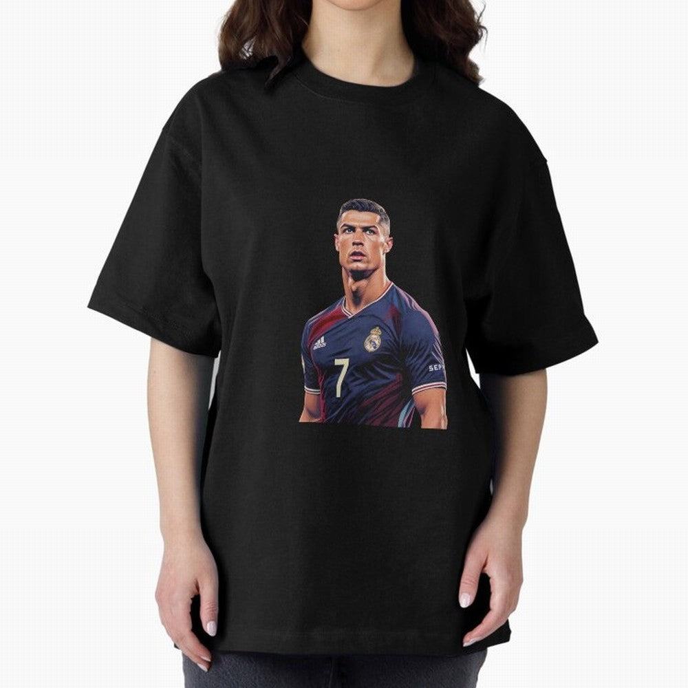 CR7 Siuuu Oversized T-Shirt Bring World Football Passion into Global Football Passion for FIFA World Cup 2026 USA Canada Mexico, Featuring CR7, Brazil, Football Passion, Legendary Performances, Festival Vibes and Supporter Community; Built for