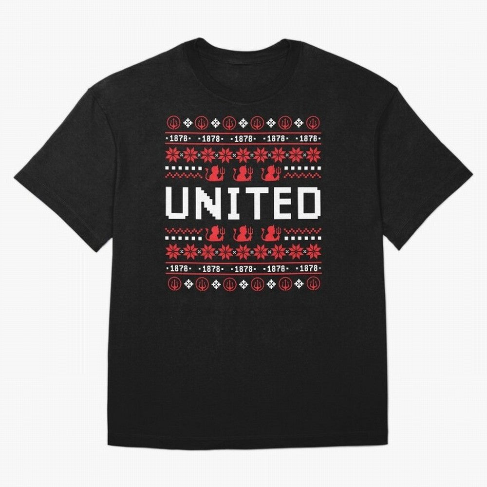 Manchester United Christmas Oversized T-Shirt Relive the FIFA World Cup 2026 Journey through Neymar Highlights, Netherlands Pride, Game Day Rituals, Football Legends, Country Pride and the Road to the Final; Created for Match Day Parties, Soccer