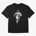 Cristiano Ronaldo runner Oversized T-Shirt Show Match Day Excitement for FIFA World Cup 2026 Inspired by Haaland and Mbappe, Spain Energy, Stadium Chants, National Pride, Trophy Dreams and Unforgettable Football Memories; Built for Supporters