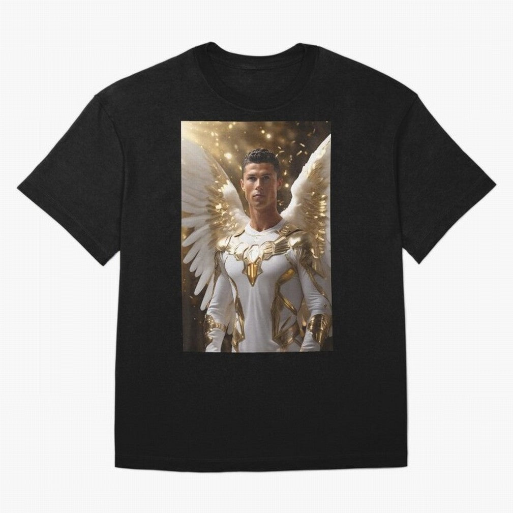 Cristiano Ronaldo angel 1 Oversized T-Shirt Bring Match Day Fire to FIFA World Cup 2026 USA Canada Mexico for Fans of Mbappe and Brazil, Portugal and Argentina, Bringing Game Day Rituals, Football Legends, Country Pride and the Road to the Final;