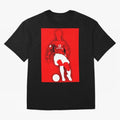 Cristiano Ronaldo Manchester United Silhouette ¨C Legendary Red Devil Artwork by GrizzlyGFX Oversized T-Shirt Live for the Drama of FIFA World Cup 2026 Group Stage Spirit, Made for England and Germany, Cristiano Ronaldo, Haaland and CR7, Global