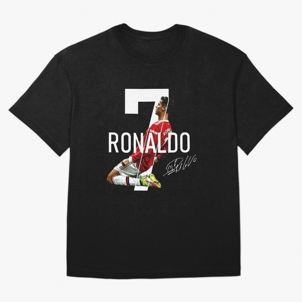 Cristiano Ronaldo - CR7 Oversized T-Shirt Show Passion for the Stars of FIFA World Cup 2026 Group Stage Spirit, Driven by Brazil, Portugal and Argentina, Neymar, Haaland and Cristiano Ronaldo, Worldwide Fan Energy, Dramatic Goals, Stadium Lights