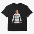 Cristiano Ronaldo Design Oversized T-Shirt Stand Proud for Match Day Hype around FIFA World Cup 2026 Group Stage, CR7, England, Stadium Chants, National Pride, Trophy Dreams and Unforgettable Football Memories; Built for Supporters Chasing Trophy