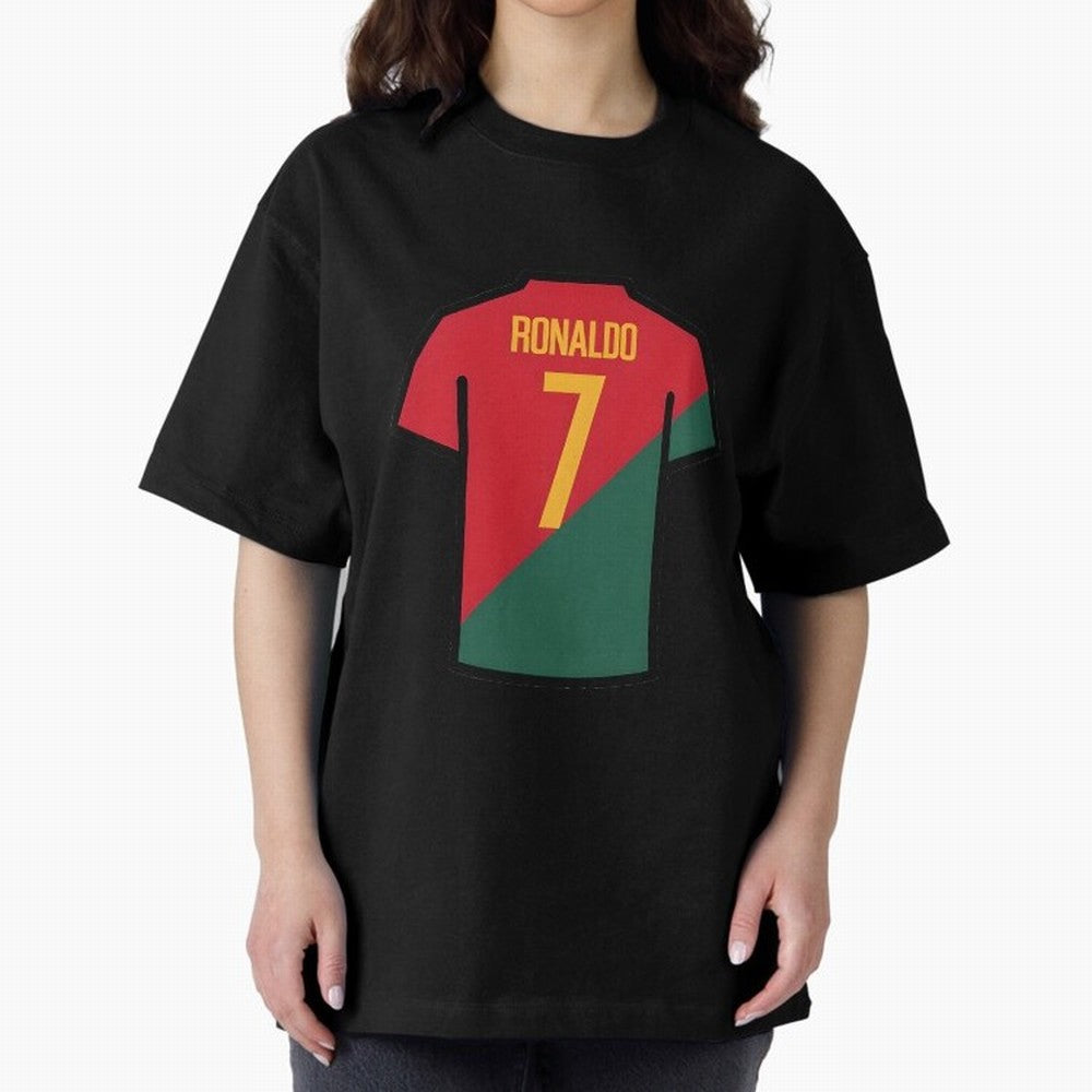 Ronaldo Portugal Jersey Oversized T-Shirt Bring Match Day Fire to Match Day Hype around FIFA World Cup 2026 USA Canada Mexico, Cristiano Ronaldo, Haaland and CR7, Brazil, Football Passion, Legendary Performances, Festival Vibes and Supporter