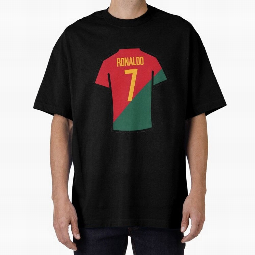 Ronaldo Portugal Jersey Oversized T-Shirt Bring Match Day Fire to Match Day Hype around FIFA World Cup 2026 USA Canada Mexico, Cristiano Ronaldo, Haaland and CR7, Brazil, Football Passion, Legendary Performances, Festival Vibes and Supporter