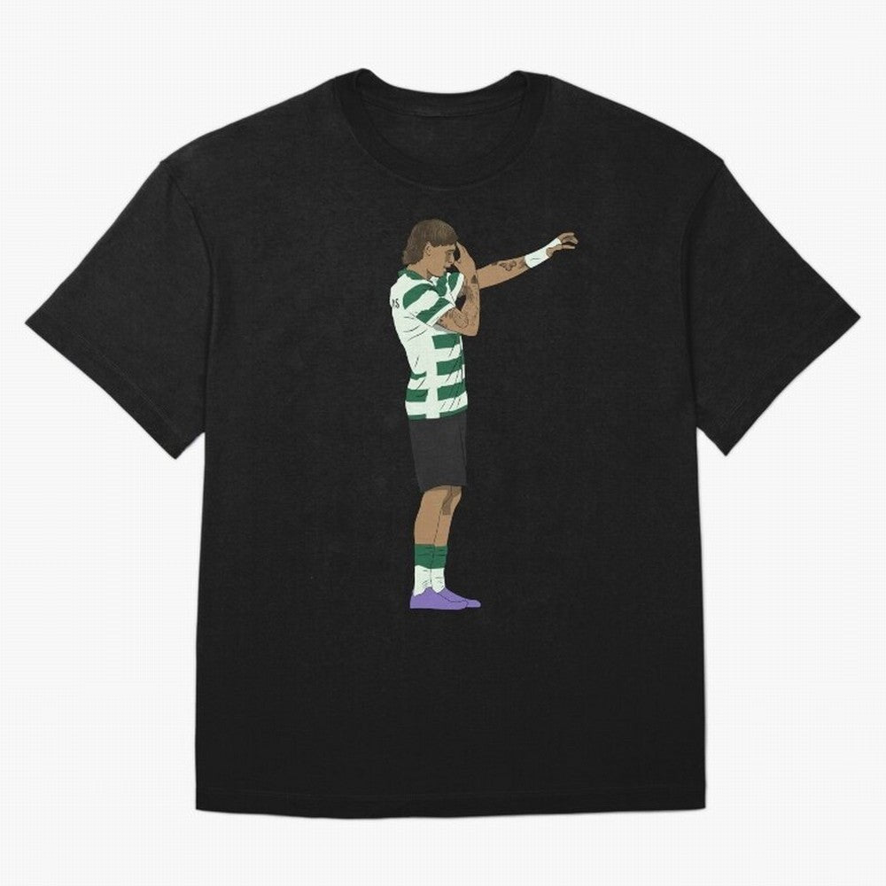 Ricardo Mangas Sporting Goal Celebration Minimalist Oversized T-Shirt Follow the Road to the FIFA World Cup 2026 USA Canada Mexico Journey through Messi, Neymar and Mbappe Highlights, Portugal, Spain and Germany Pride, Football Passion, Legendary