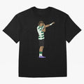 Ricardo Mangas Sporting Goal Celebration Minimalist Oversized T-Shirt Follow the Road to the FIFA World Cup 2026 USA Canada Mexico Journey through Messi, Neymar and Mbappe Highlights, Portugal, Spain and Germany Pride, Football Passion, Legendary