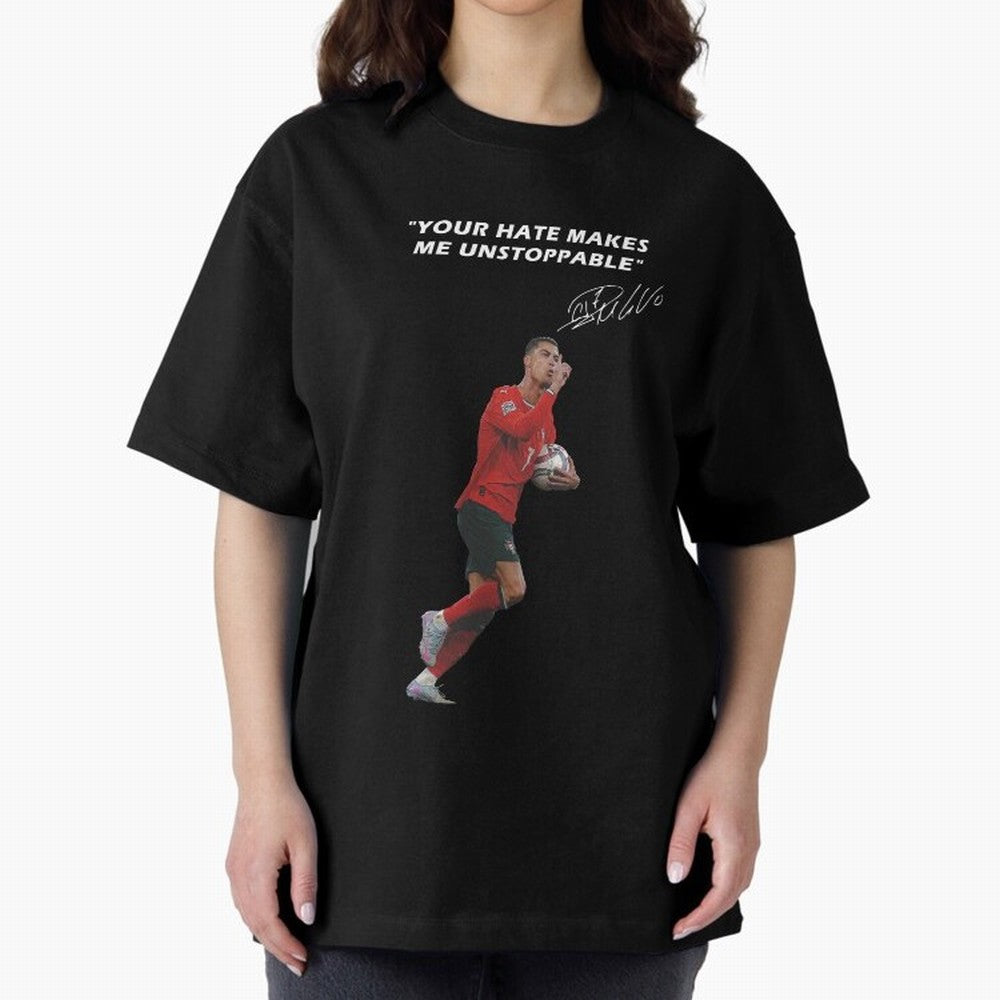Cristiano Ronaldo Oversized T-Shirt Feel International Energy from Match Day Hype around FIFA World Cup 2026 USA Canada Mexico, CR7, Portugal, Spain and Germany, Game Day Rituals, Football Legends, Country Pride and the Road to the Final; Made for