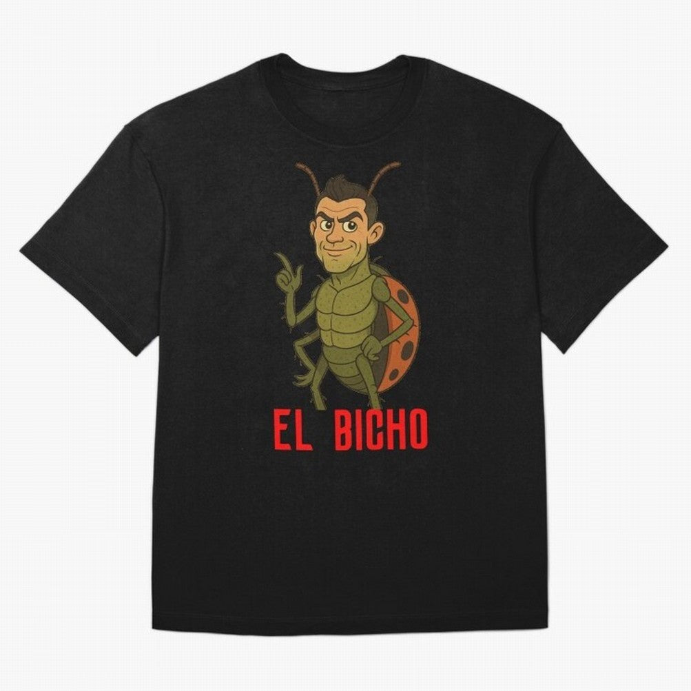 Ronaldo - El Bicho Oversized T-Shirt Get Ready for FIFA World Cup 2026 for Fans of CR7 and Messi and Argentina and Brazil, Bringing Football History, Final Match Energy, Crowd Noise and Once in a Lifetime Moments; Created for Match Day Parties,