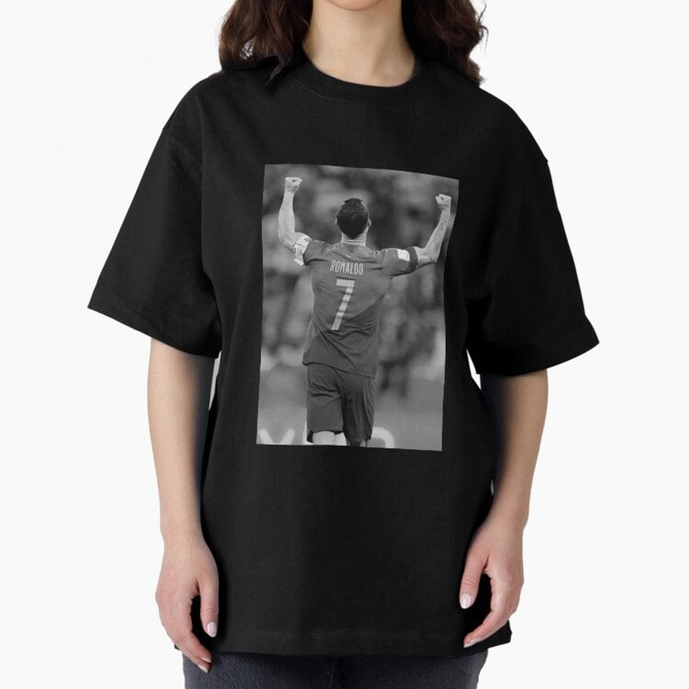 Cristiano Ronaldo Oversized T-Shirt Fuel Your Fan Pride for FIFA World Cup 2026 Spirit, Built around Brazil, Haaland, Soccer Culture, Superstar Moments, National Team Dreams and Competitive Fire; Perfect for Supporters Who Want Bold Football