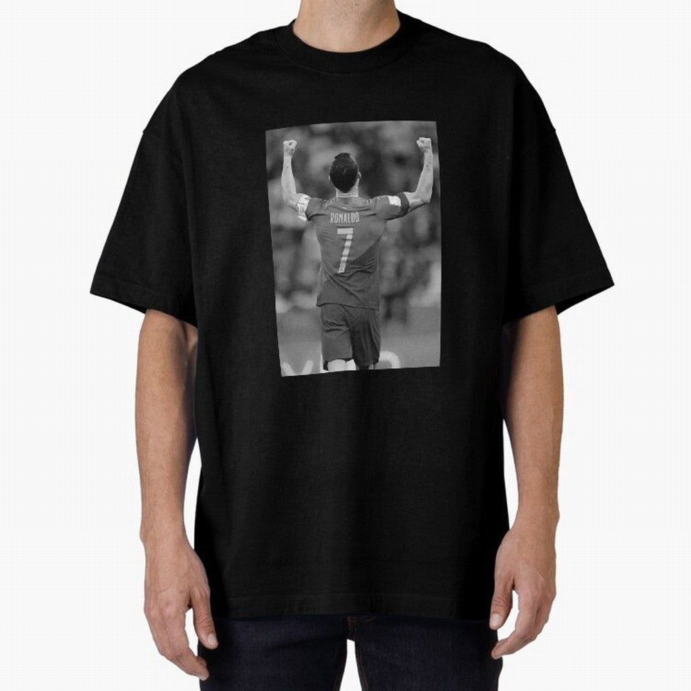 Cristiano Ronaldo Oversized T-Shirt Fuel Your Fan Pride for FIFA World Cup 2026 Spirit, Built around Brazil, Haaland, Soccer Culture, Superstar Moments, National Team Dreams and Competitive Fire; Perfect for Supporters Who Want Bold Football