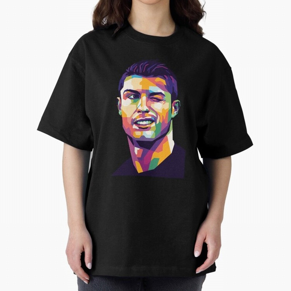 Cristiano Ronaldo Oversized T-Shirt Represent the Passion of the FIFA World Cup 2026 Group Stage Journey through Messi, CR7 and Mbappe Highlights, England and Germany Pride, Goal Celebration Energy, Supporter Heritage, Football Icons and Worldwide