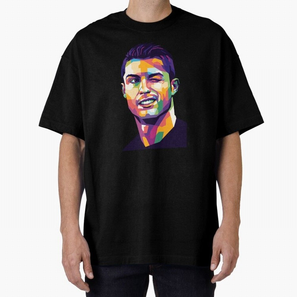Cristiano Ronaldo Oversized T-Shirt Represent the Passion of the FIFA World Cup 2026 Group Stage Journey through Messi, CR7 and Mbappe Highlights, England and Germany Pride, Goal Celebration Energy, Supporter Heritage, Football Icons and Worldwide
