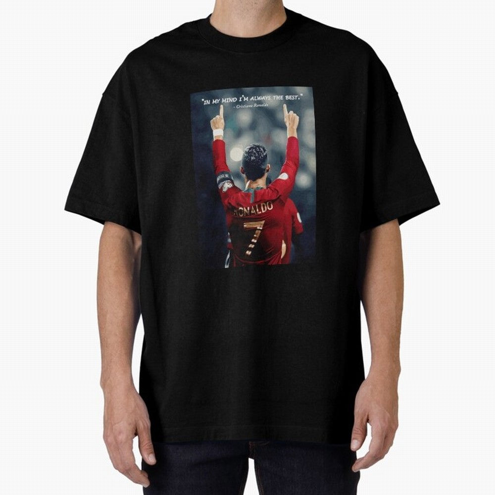 Cristiano Ronaldo Oversized T-Shirt Live the Energy of FIFA World Cup 2026 Group Stage for Fans of Messi and Brazil, Bringing Soccer Culture, Superstar Moments, National Team Dreams and Competitive Fire; Perfect for Supporters Who Want Bold