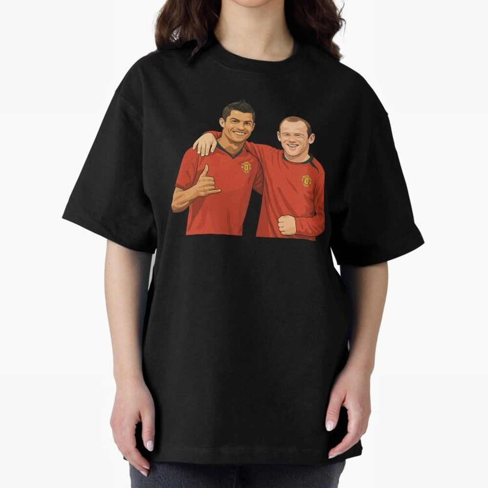 Ron & Roon Oversized T-Shirt Stand Out with Spirit from FIFA World Cup 2026 Group Stage for Fans of Mbappe and Neymar and Brazil, Bringing Tournament Hype, Historic Matchups, Family Viewing Parties and Global Sports Pride; Great for Supporters Who