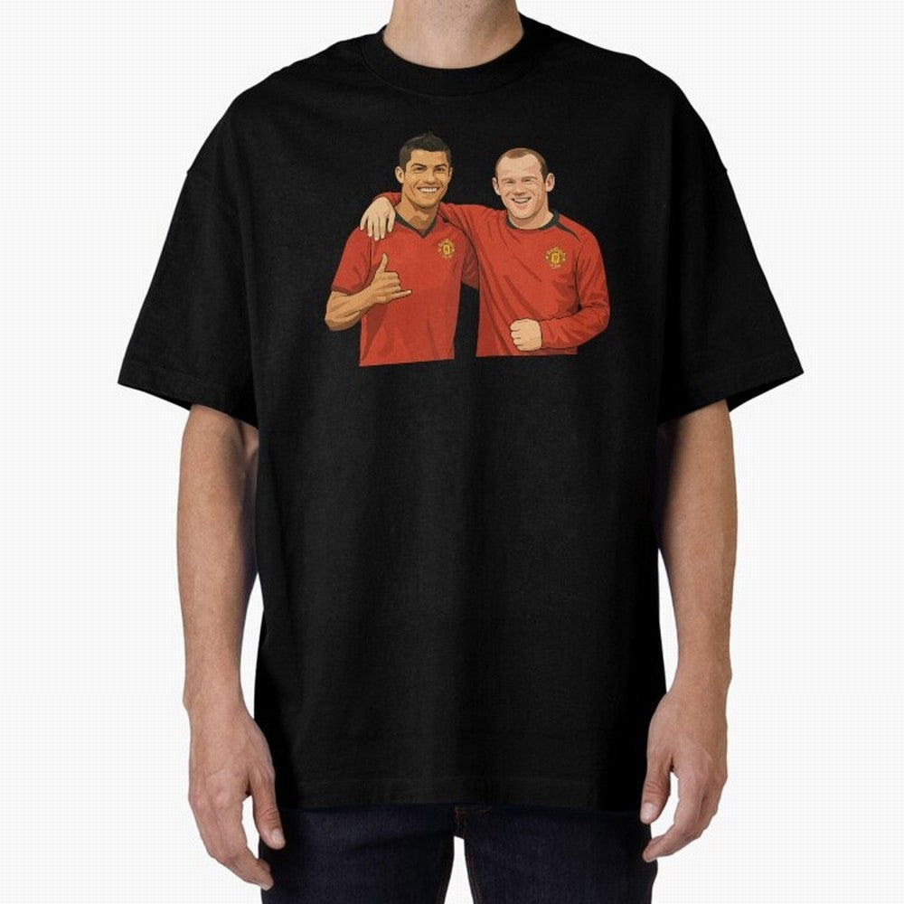 Ron & Roon Oversized T-Shirt Stand Out with Spirit from FIFA World Cup 2026 Group Stage for Fans of Mbappe and Neymar and Brazil, Bringing Tournament Hype, Historic Matchups, Family Viewing Parties and Global Sports Pride; Great for Supporters Who