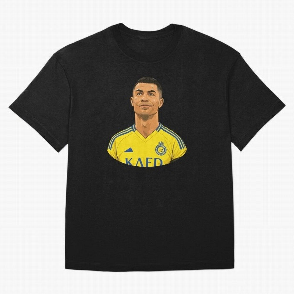 CR7 Oversized T-Shirt Unlock FIFA World Cup 2026 Driven by Messi, Neymar and Mbappe, Spain Energy, Worldwide Fan Energy, Dramatic Goals, Stadium Lights and Championship Celebrations; Ideal for Football Dads, Football Moms, Friends, Collectors and