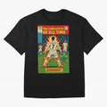 CR7 comic cover Oversized T-Shirt Feel International Energy from Global Football Passion for FIFA World Cup 2026, Connected to CR7, Argentina, France and Brazil, Classic Soccer Heritage, Championship Pressure, Fan Loyalty and International Pride;