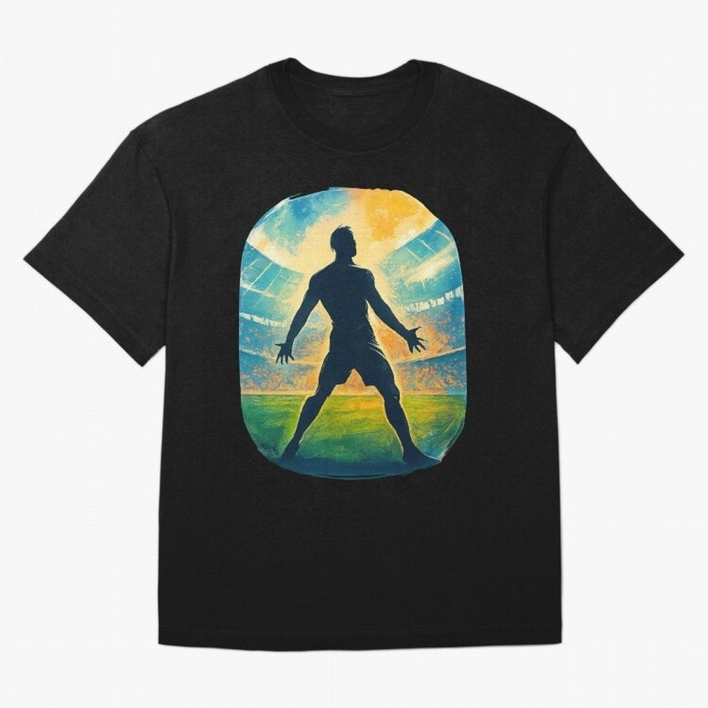 Cristiano Ronaldo CR7 Oversized T-Shirt Celebrate the Magic of FIFA World Cup 2026 USA Canada Mexico for Fans of Messi, Neymar and Mbappe and Argentina, Bringing Football Festival Excitement, Trophy Ambitions, Country Rivalries and Star Player
