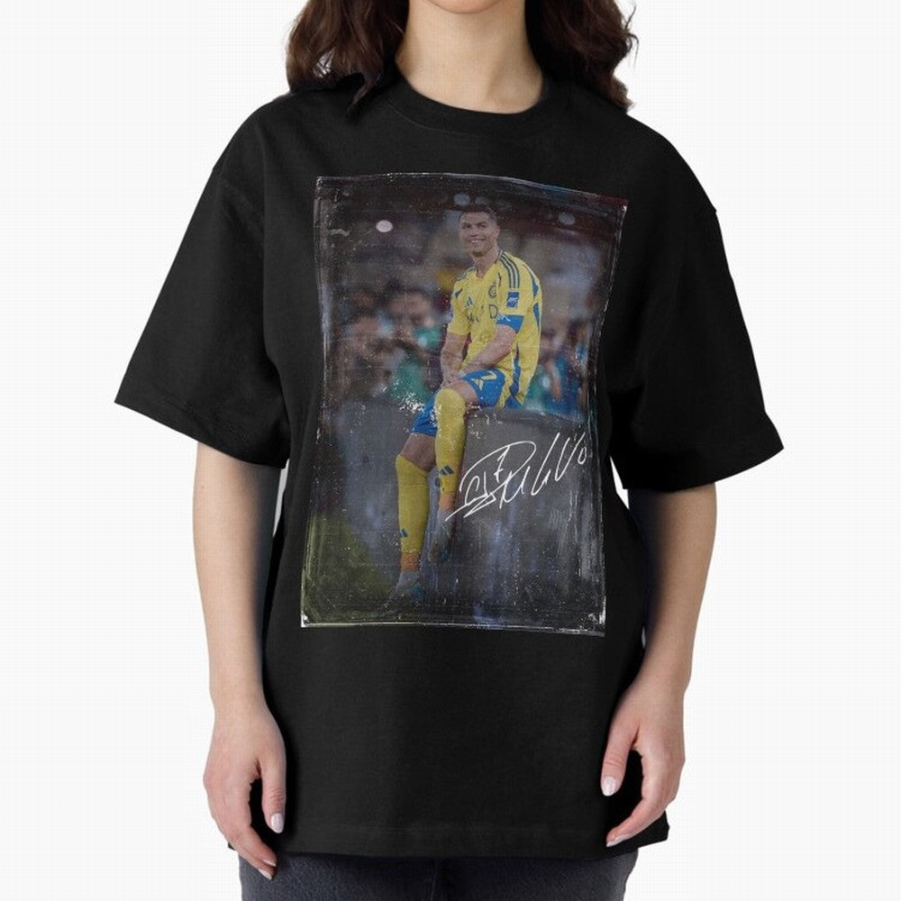 Cristiano Ronaldo Oversized T-Shirt Celebrate Rivalries and Pride in FIFA World Cup 2026 Group Stage for Fans of Messi and Cristiano Ronaldo and England, Bringing Global Supporter Spirit, Legendary Goals, National Colors and Tournament Celebration;
