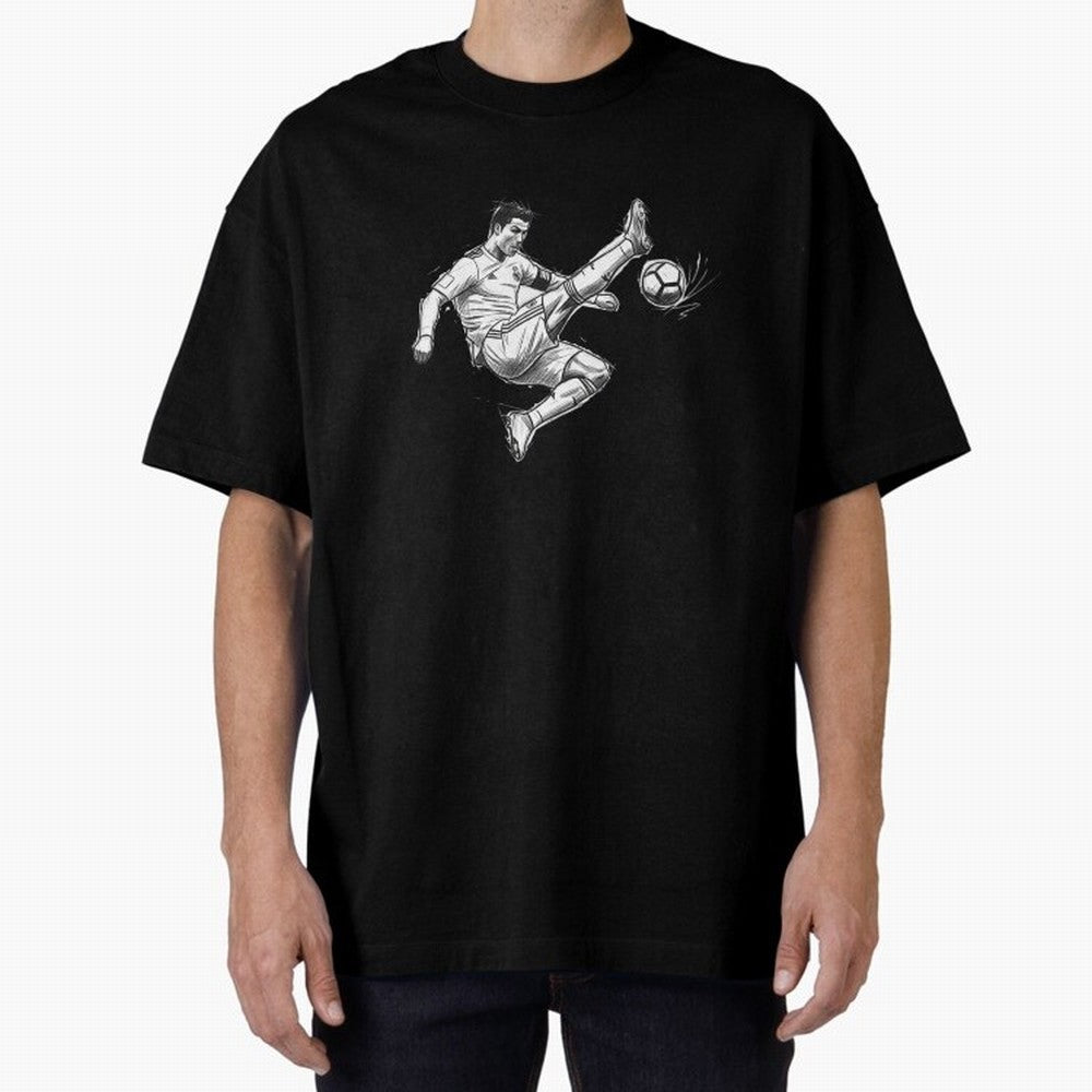 The King: Cristiano Ronaldo Oversized T-Shirt Celebrate the Stars of the FIFA World Cup 2026 Journey through Messi Highlights, Netherlands Pride, Goal Celebration Energy, Supporter Heritage, Football Icons and Worldwide Tournament Joy; Great for