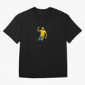 Energetic Soccer Celebration ¨C Number 7 Sketch Art Oversized T-Shirt Support Global Football Passion for FIFA World Cup 2026 Group Stage, Highlighting Messi, Neymar and Mbappe, Argentina, Match Day Excitement, Supporter Culture, Golden Goals and