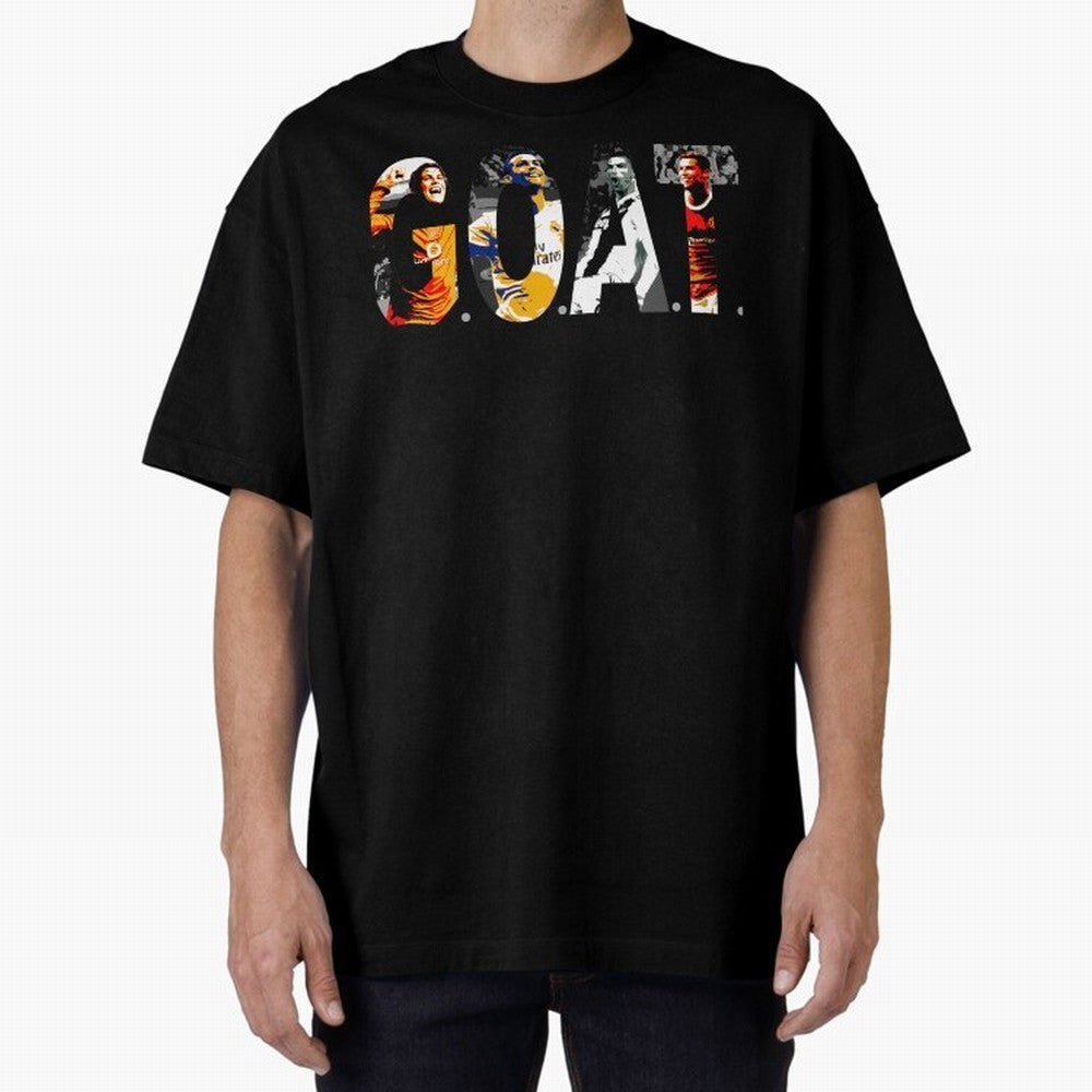 Cristiano Ronaldo Oversized T-Shirt Make Memories around FIFA World Cup 2026 USA Canada Mexico Centered on Haaland and Mbappe, England Energy, Football Festival Excitement, Trophy Ambitions, Country Rivalries and Star Player Buzz; Perfect for