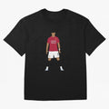 Cristiano Ronaldo Iconic Stance Fan Art Oversized T-Shirt Bring Trophy Dreams to FIFA World Cup 2026 Filled with Neymar, Haaland and Cristiano Ronaldo, Spain Energy, Tournament Hype, Historic Matchups, Family Viewing Parties and Global Sports