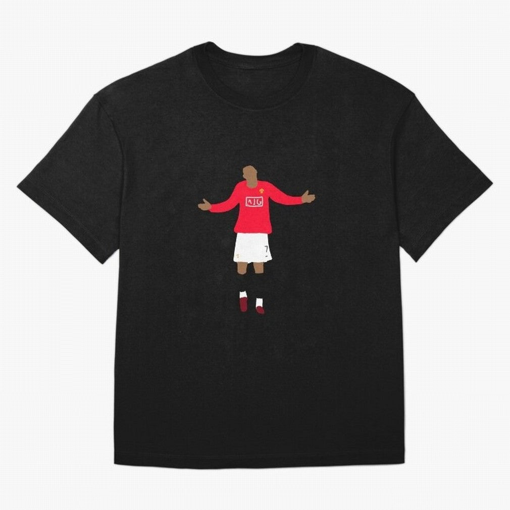 Cristiano Ronaldo Goal Celebration Illustration Oversized T-Shirt Bring World Football Passion into FIFA World Cup 2026 Spirit, Connected to Germany, Mbappe, Fan Favorite Moments, National Team Passion, Big Match Drama and Soccer History; Created