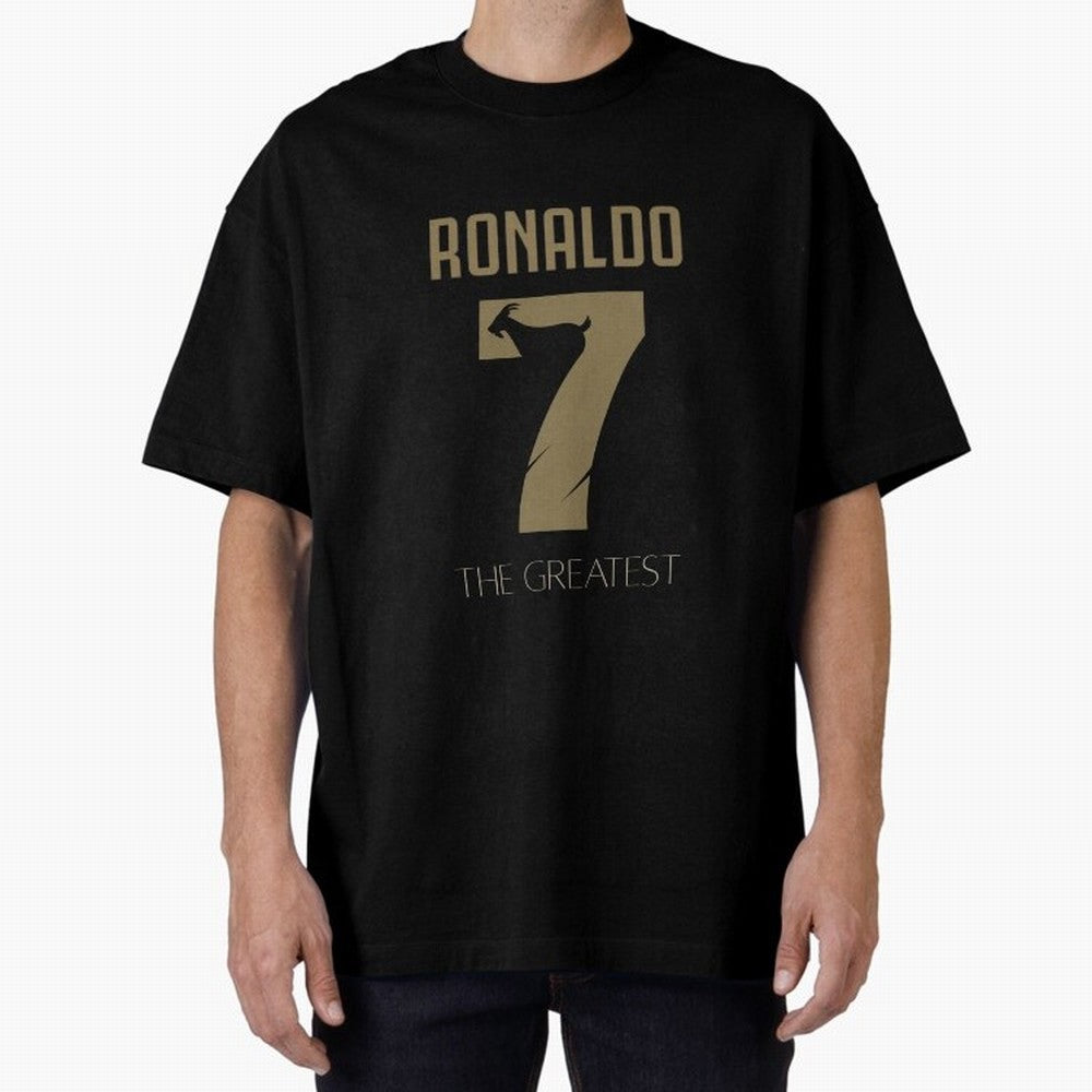 Cristiano Ronaldo Oversized T-Shirt Carry the Colors and Pride of FIFA World Cup 2026 USA Canada Mexico Spirit, Inspired by Brazil, Portugal and Argentina, Mbappe, Soccer Culture, Superstar Moments, National Team Dreams and Competitive Fire; Great