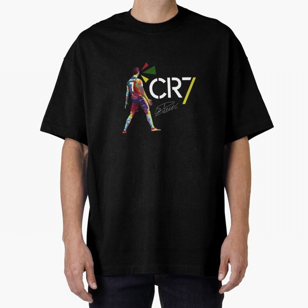 Cr7 Cristiano Ronaldo Signature Classic Oversized T-Shirt Cheer through Every Moment of FIFA World Cup 2026 Made for Neymar, Germany Energy, Supporter Pride, Iconic Celebrations, Legendary Names and Global Match Day Energy; Perfect for Fans,
