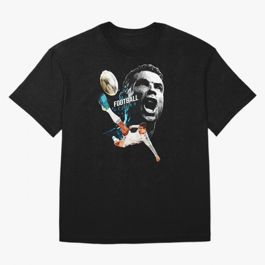 Cristiano Ronaldo Oversized T-Shirt Carry the Dream of FIFA World Cup 2026 Group Stage for Fans of CR7 and Messi and England and Germany, Bringing Championship Spirit, Famous Goals, Roaring Crowds and International Football Unity; Made for