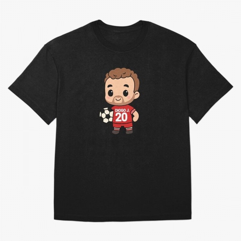 Diogo Jota jersey | manga | cute kawaii | by Nooby Draw Oversized T-Shirt Bring Legendary Rivalry Energy to FIFA World Cup 2026 Group Stage for Fans of Messi and Argentina, France and Brazil, Bringing Vintage Soccer Flavor, Modern Football Stars,