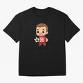 Diogo Jota jersey | manga | cute kawaii | by Nooby Draw Oversized T-Shirt Bring Legendary Rivalry Energy to FIFA World Cup 2026 Group Stage for Fans of Messi and Argentina, France and Brazil, Bringing Vintage Soccer Flavor, Modern Football Stars,
