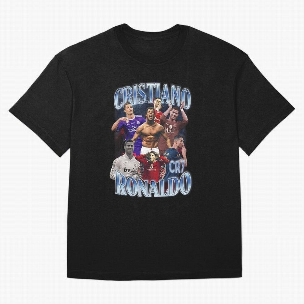CR7 Oversized T-Shirt Embrace Global Football Passion for FIFA World Cup 2026 Group Stage, Featuring Cristiano Ronaldo, Argentina, Worldwide Fan Energy, Dramatic Goals, Stadium Lights and Championship Celebrations; Great for Watch Parties, Sports