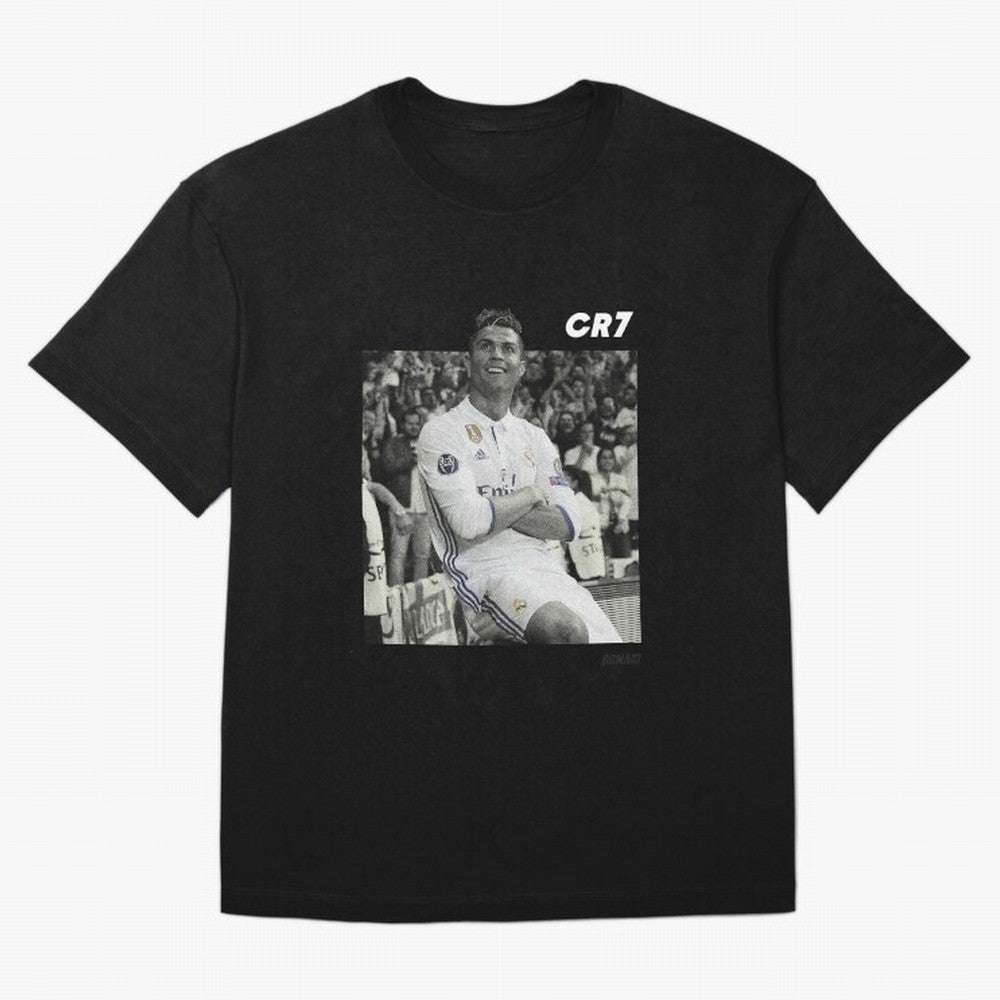 Cristiano Ronaldo | MR. CHAMPIONS LEAGUE Oversized T-Shirt Make Every Kick Count in FIFA World Cup 2026 Group Stage Spirit, Featuring France, Neymar, Stadium Memories, Football Loyalty, International Chants and Championship Tradition; Ideal for