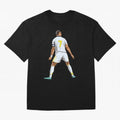 Cristiano Ronaldo Oversized T-Shirt Enjoy Match Day Hype around FIFA World Cup 2026 Group Stage, CR7 and Messi, France and Portugal, Football History, Final Match Energy, Crowd Noise and Once in a Lifetime Moments; Ideal for Fans Who Follow Messi,
